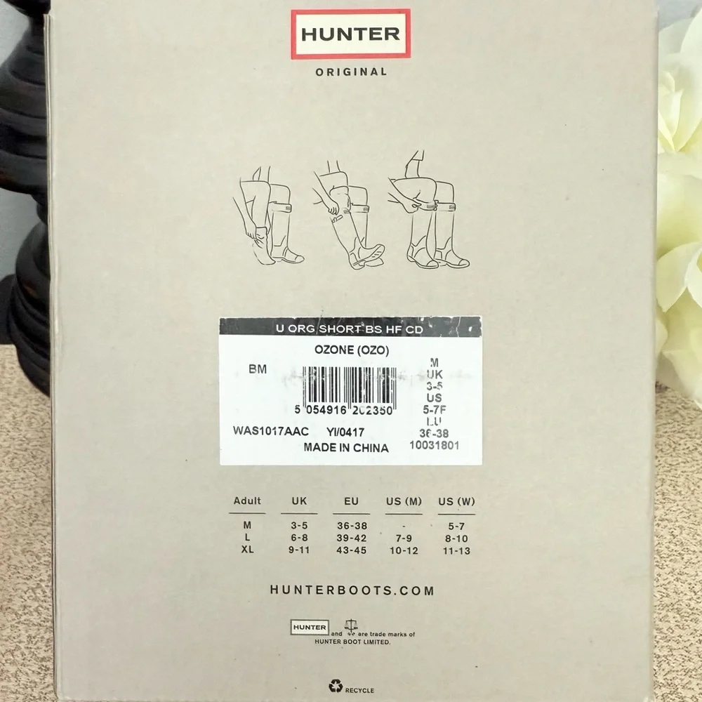 NWT Hunter Cardigan Short Boot Socks